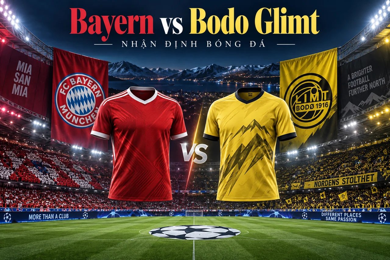 Ảnh minh họa trận đấu Bayern vs Bodo Glimt, không phải ảnh chụp trận đấu.