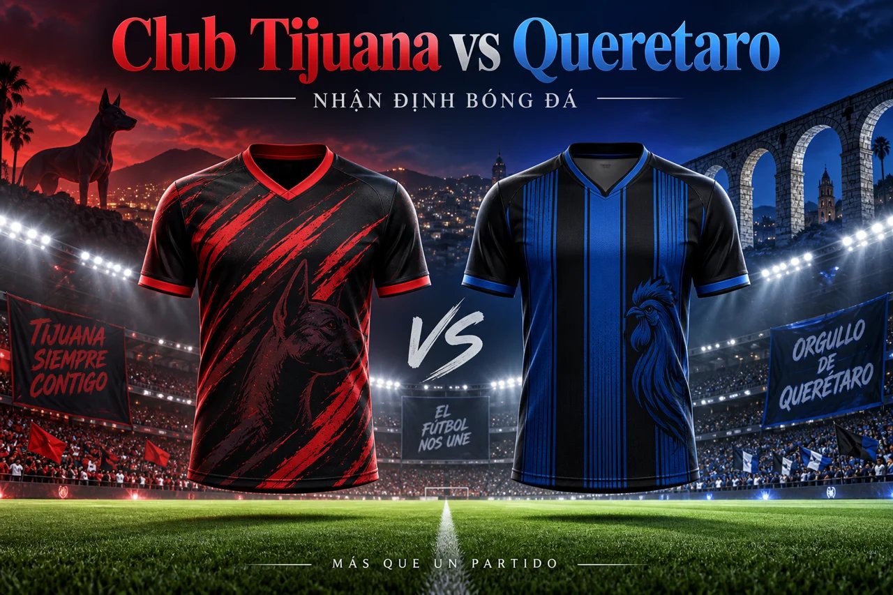 Ảnh minh họa trận đấu Club Tijuana vs Queretaro, không phải ảnh chụp trận đấu.