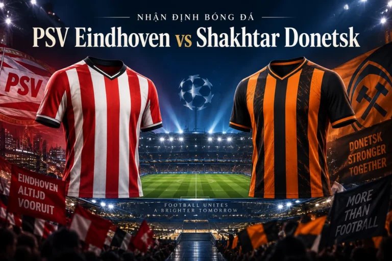 Ảnh minh họa trận đấu PSV Eindhoven vs Shakhtar Donetsk, không phải ảnh chụp trận đấu.